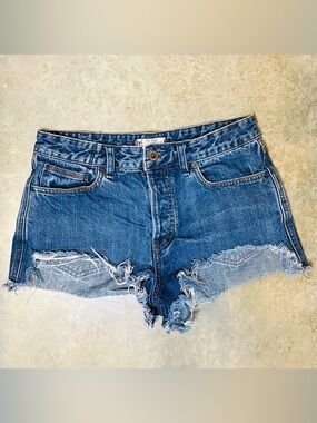 Free People Logan Cut Off Jean Shorts